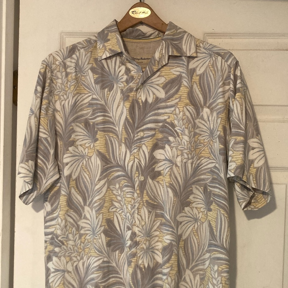 Vintage Tommy Bahama Silk and Cotton Hawaiian Shirt